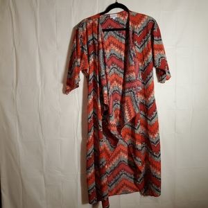 Lula roe water fall kimono